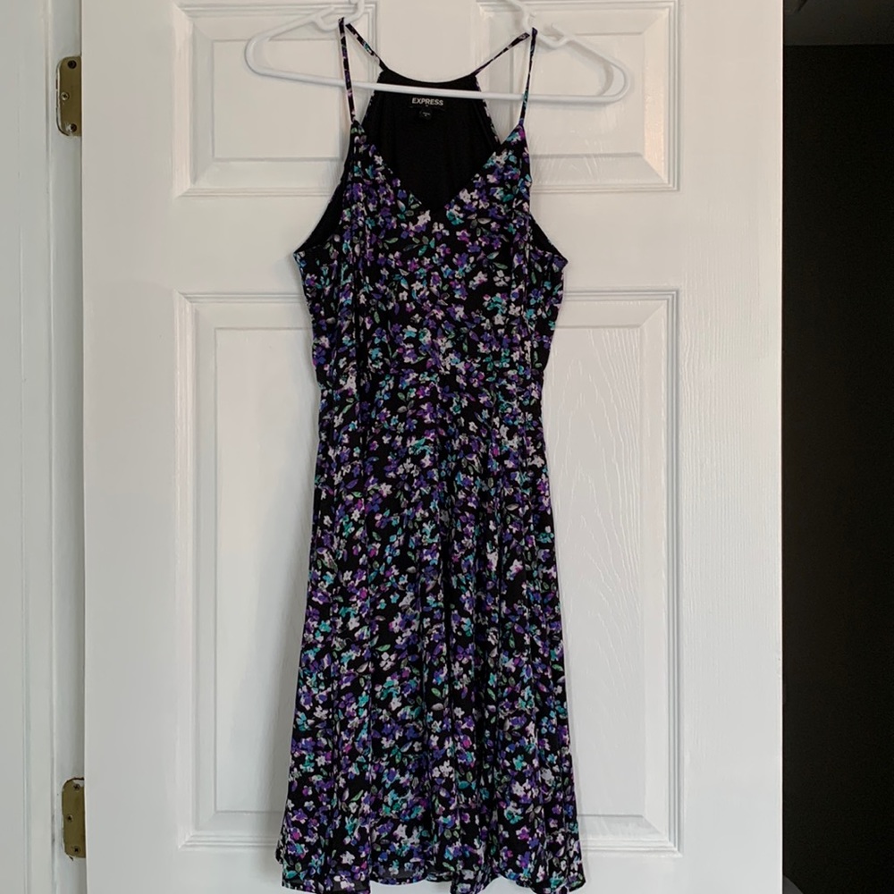 Express halter mini dress size 4